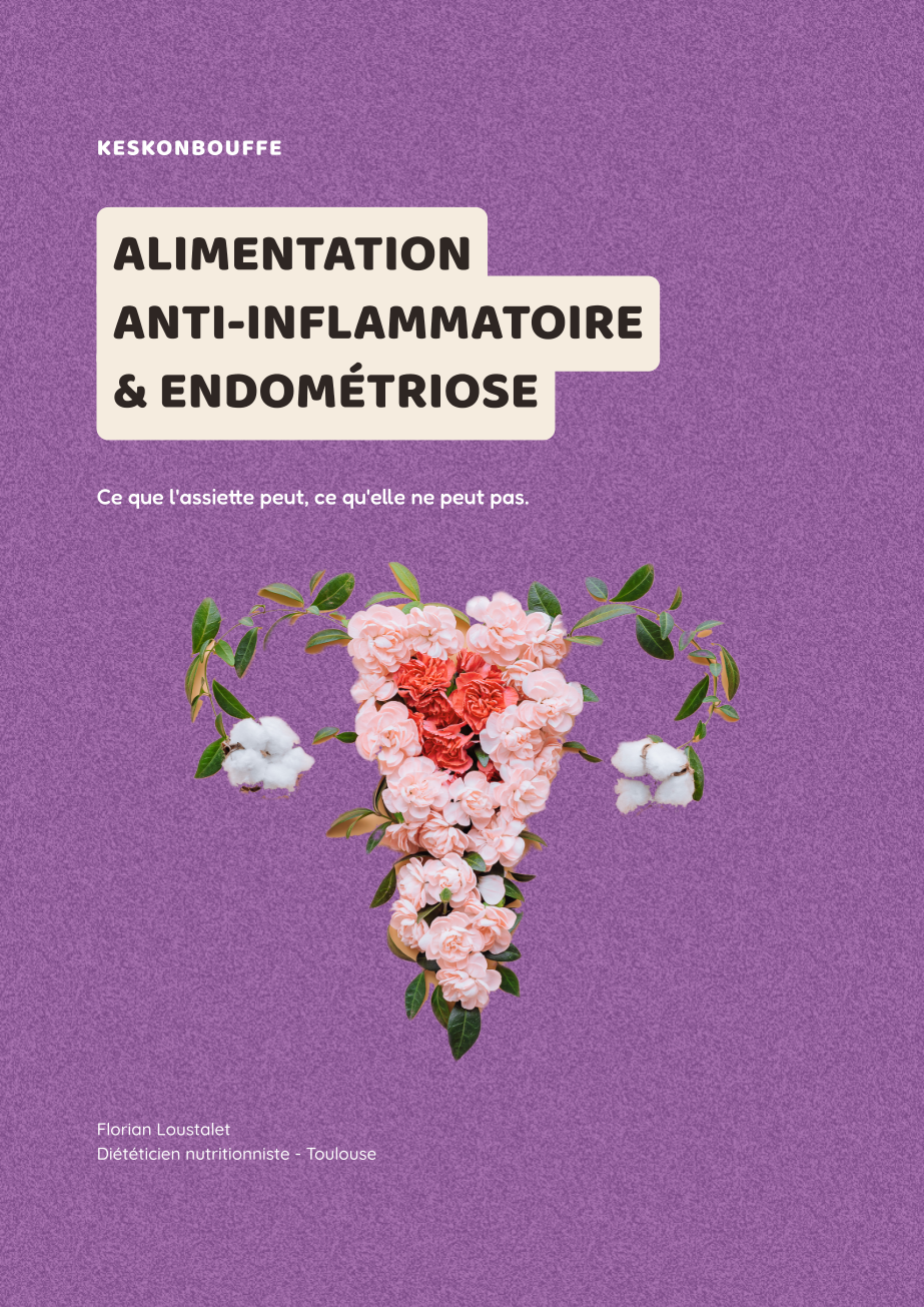 Couverture de l'ebook « Alimentation anti-inflammatoire et endométriose ».